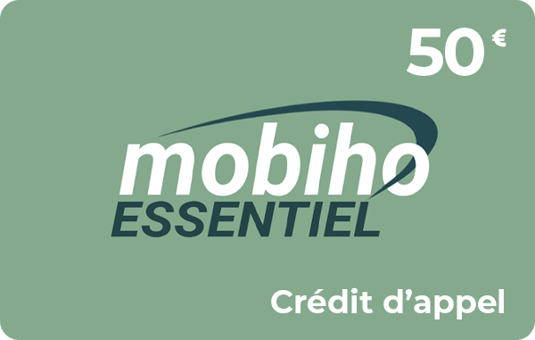 Mobiho crédit d'appel 50 €