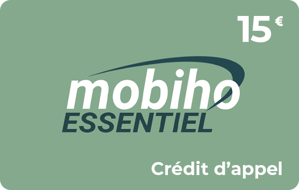 Mobiho crédit d'appel 15 €