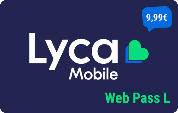 Lycamobile Web Pass L 9,99 €