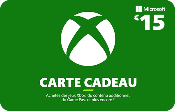Xbox Carte Cadeau 15 €