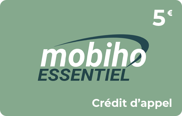 Mobiho crédit d'appel 5 €
