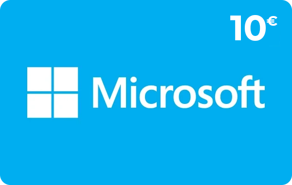 Microsoft Carte Cadeau 10 €