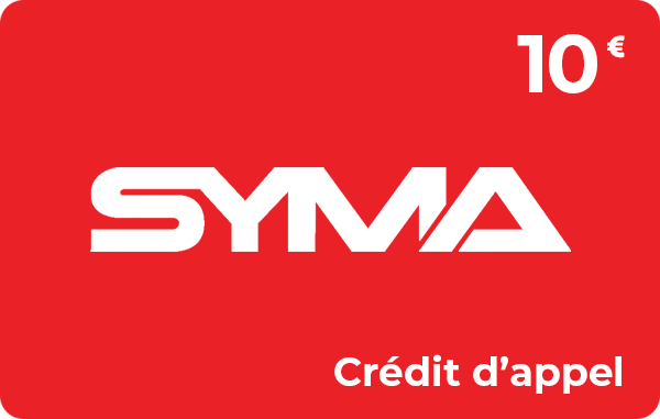 Syma crédit d'appel 10 €