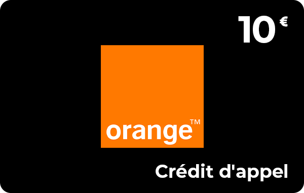 Orange crédit d'appel e-recharge 10 + 2 €