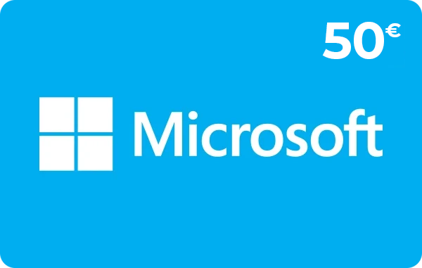 Microsoft Carte Cadeau 50 €