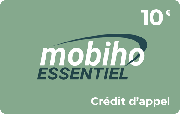 Mobiho crédit d'appel 10 €