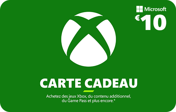 Xbox Carte Cadeau 10 €