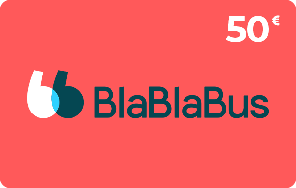 BlaBlaBus Carte Cadeau 50 €