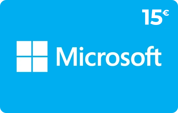 Microsoft Carte Cadeau 15 €