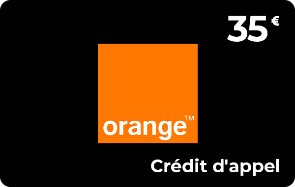 Orange crédit d'appel e-recharge 35 + 12 €