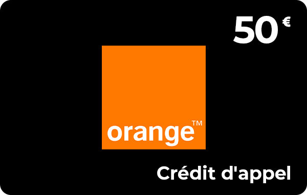 Orange crédit d'appel e-recharge 50 + 20 €